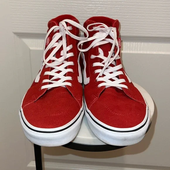 VANS Filmore Hi - 11 - Chili Pepper Red - EUC - With Box - Picture 3 of 9